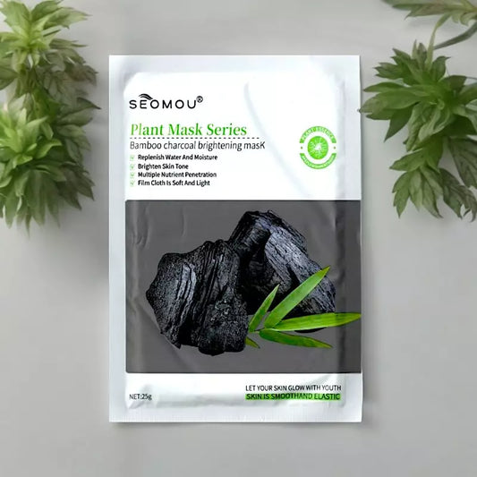 Masque Visage Au Charbon de Bambou – Purifie la peau