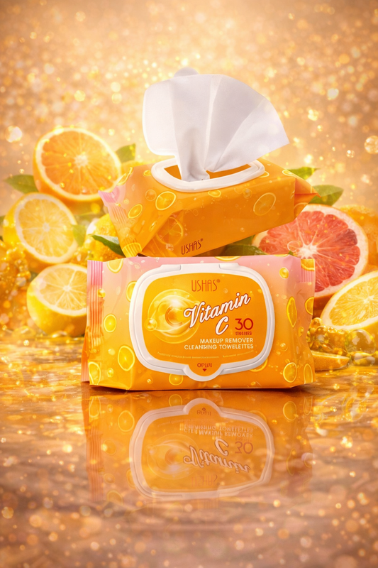 Lingettes démaquillantes à la vitamine C