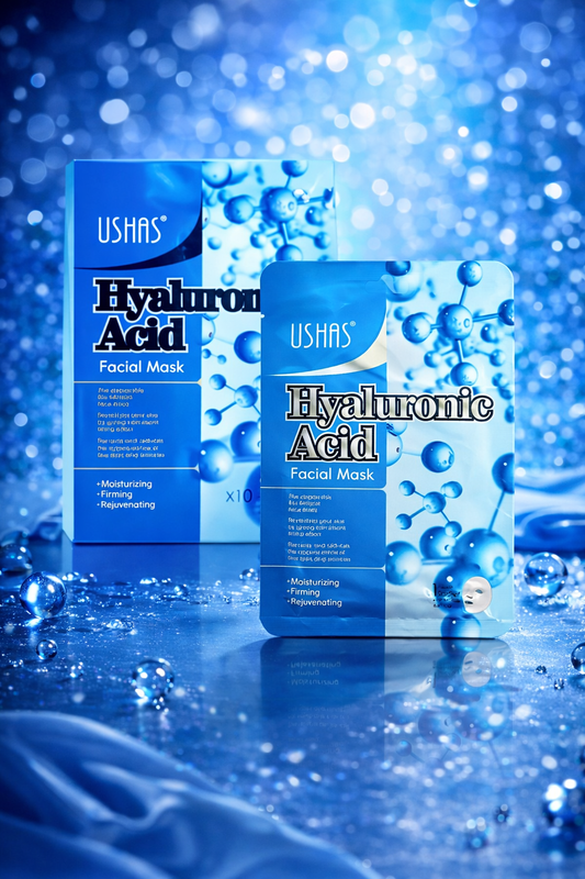 Masques Visage à l’Acide Hyaluronique – Ushas