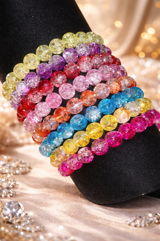 Bracelet perles de verre