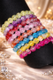 Bracelet perles de verre