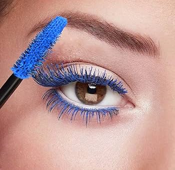 mascara bleu waterproof
