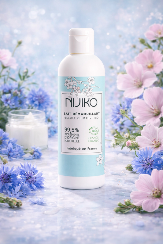 Lait Démaquillant Bio Bleuet & Guimauve